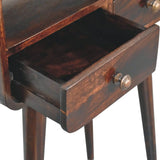 Artisan Furniture Mini California Walnut Curved Console Table - Artisan Furniture - Flyclothing LLC
