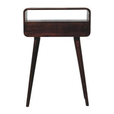 Artisan Furniture Mini California Walnut Curved Console Table - Artisan Furniture - Flyclothing LLC