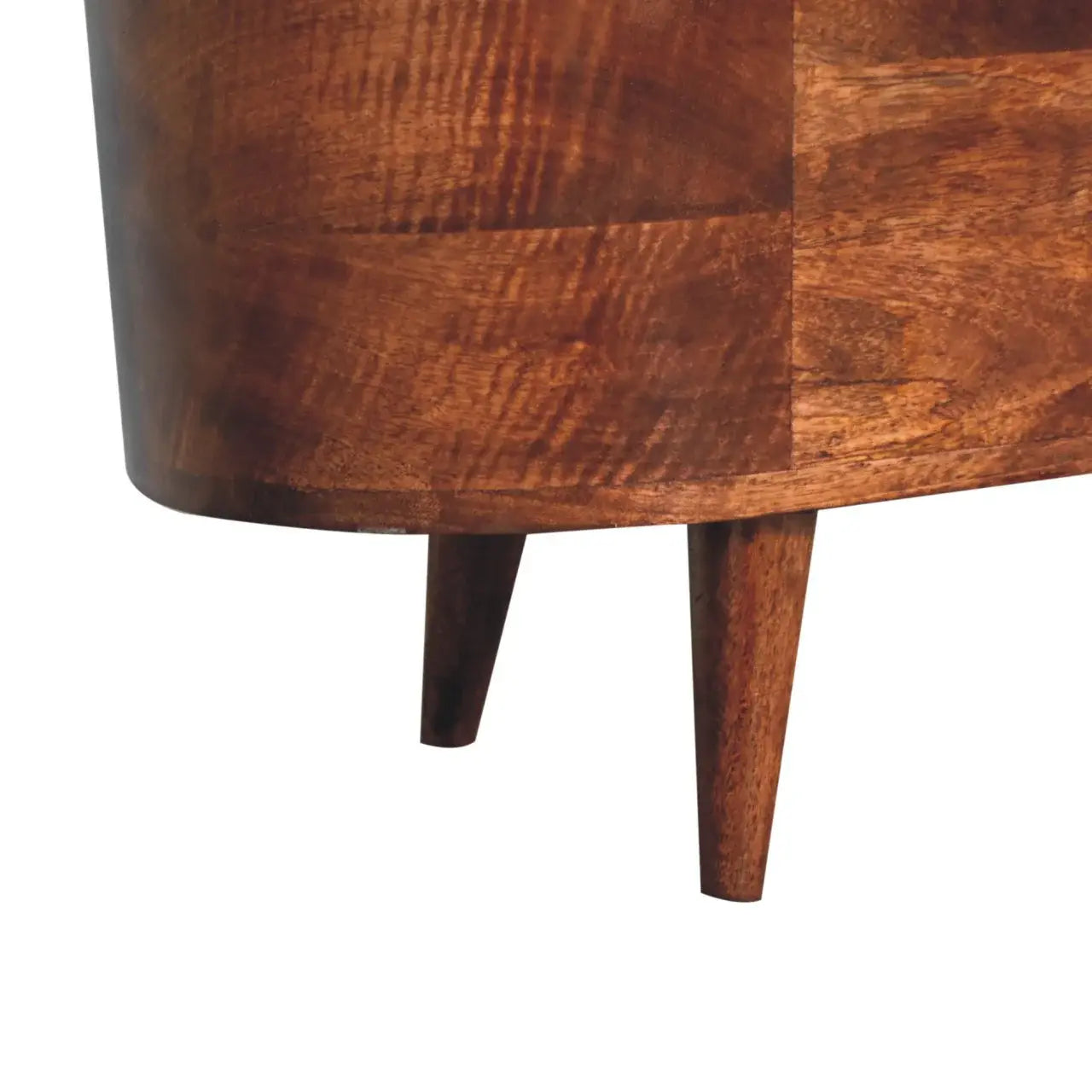 Honey Caramel Rounded Lid up Blanket Box - Artisan Furniture - Flyclothing LLC