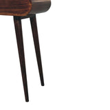 Artisan Furniture Mini California Walnut Dressing Table with Foldable Mirror - Artisan Furniture - Flyclothing LLC