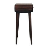 Artisan Furniture Mini California Walnut Dressing Table with Foldable Mirror - Artisan Furniture - Flyclothing LLC
