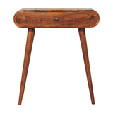 Artisan Furniture Mini Honey Caramel Dressing Table with Foldable Mirror - Artisan Furniture