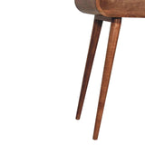 Artisan Furniture Mini Honey Caramel Dressing Table with Foldable Mirror - Artisan Furniture - Flyclothing LLC