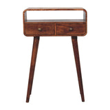 Artisan Furniture Mini Curved Honey Caramel Console Table - Artisan Furniture
