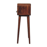 Artisan Furniture Mini Curved Honey Caramel Console Table - Artisan Furniture - Flyclothing LLC