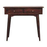 California Walnut Hallway 2 Drawer Console Table - Artisan Furniture - Flyclothing LLC