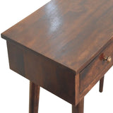 California Walnut Hallway 2 Drawer Console Table - Artisan Furniture - Flyclothing LLC