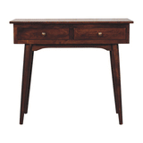 California Walnut Hallway 2 Drawer Console Table - Artisan Furniture - Flyclothing LLC