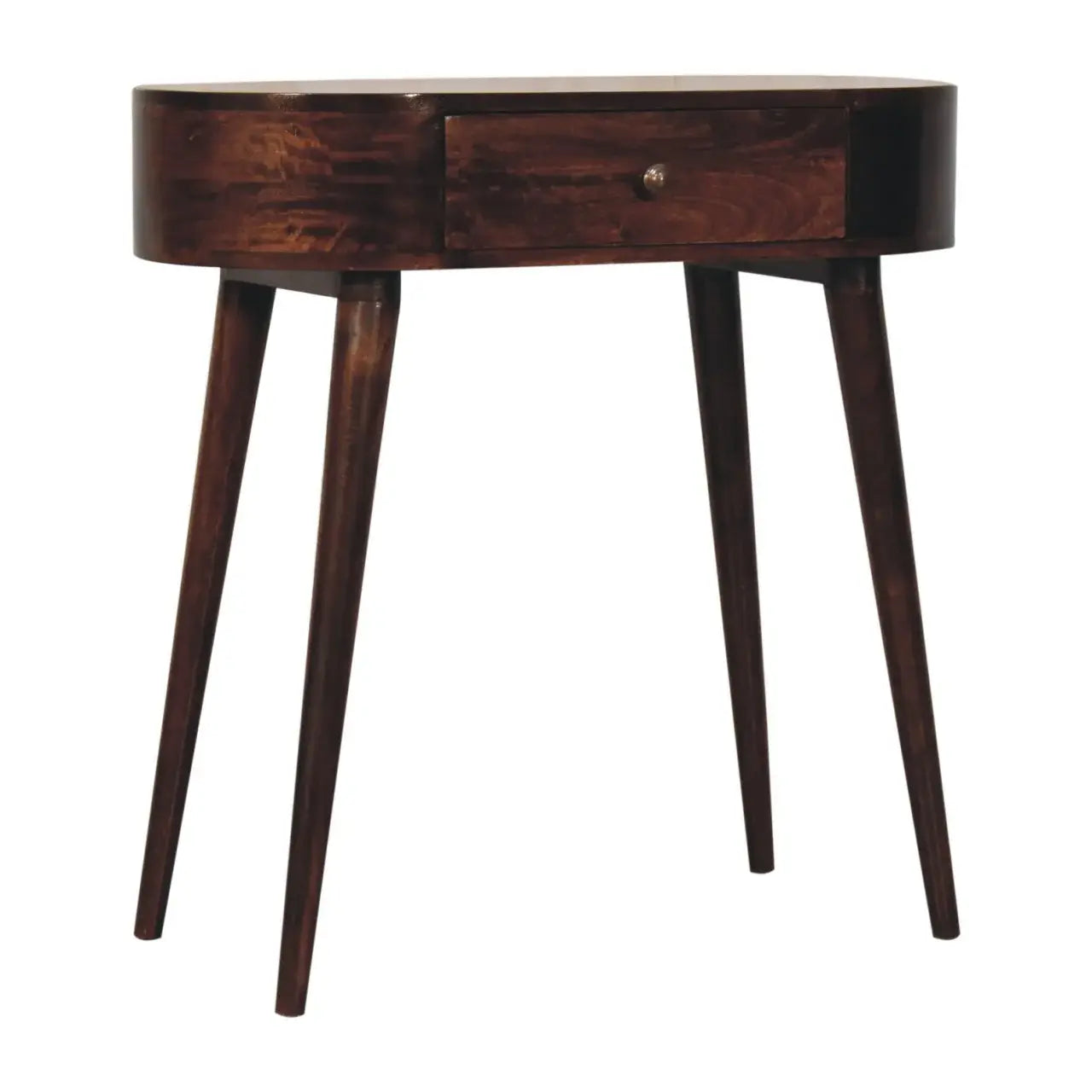 Artisan Furniture Honey Caramel Rounded Small Console Table - Artisan Furniture - Flyclothing LLC