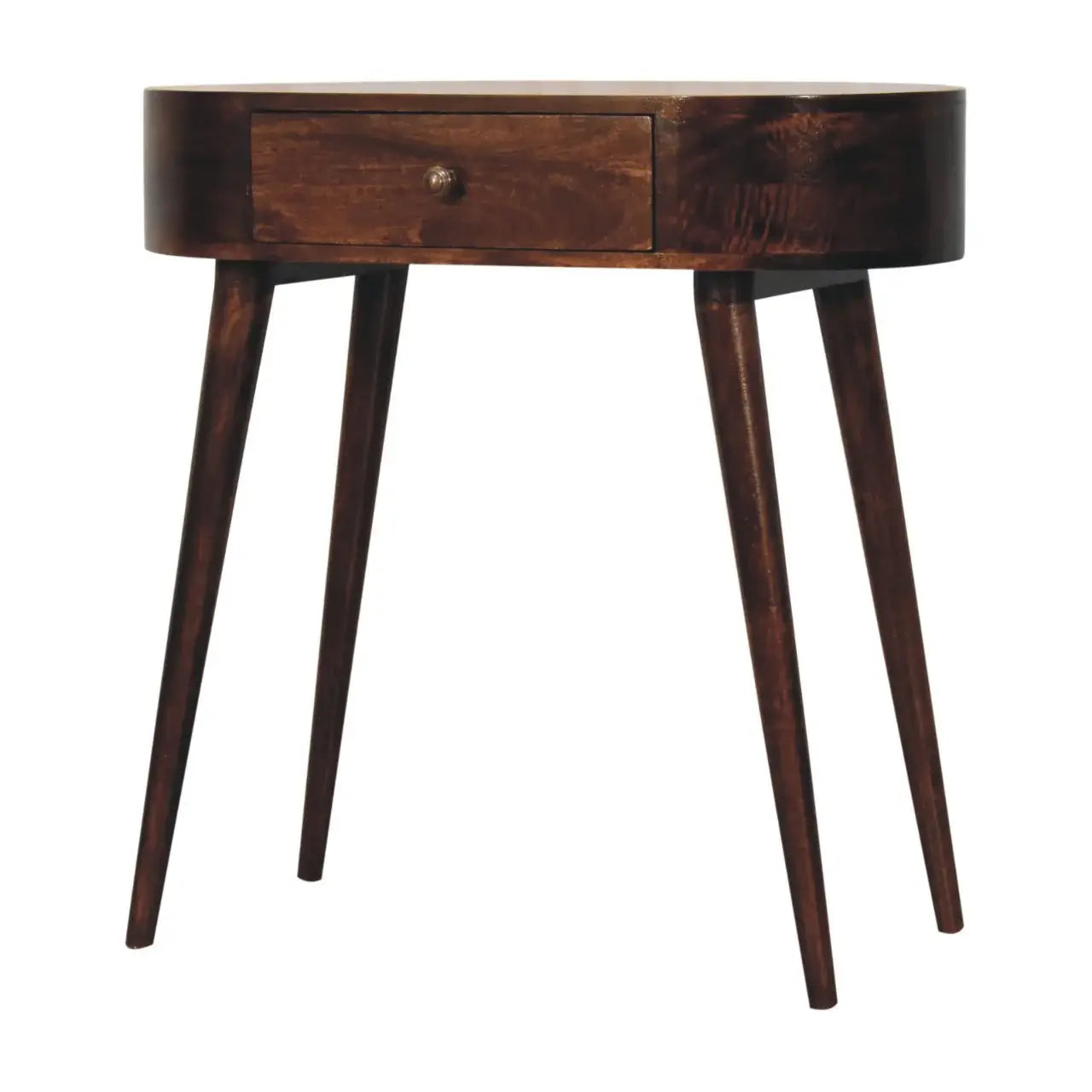 Artisan Furniture Honey Caramel Rounded Small Console Table - Artisan Furniture - Flyclothing LLC