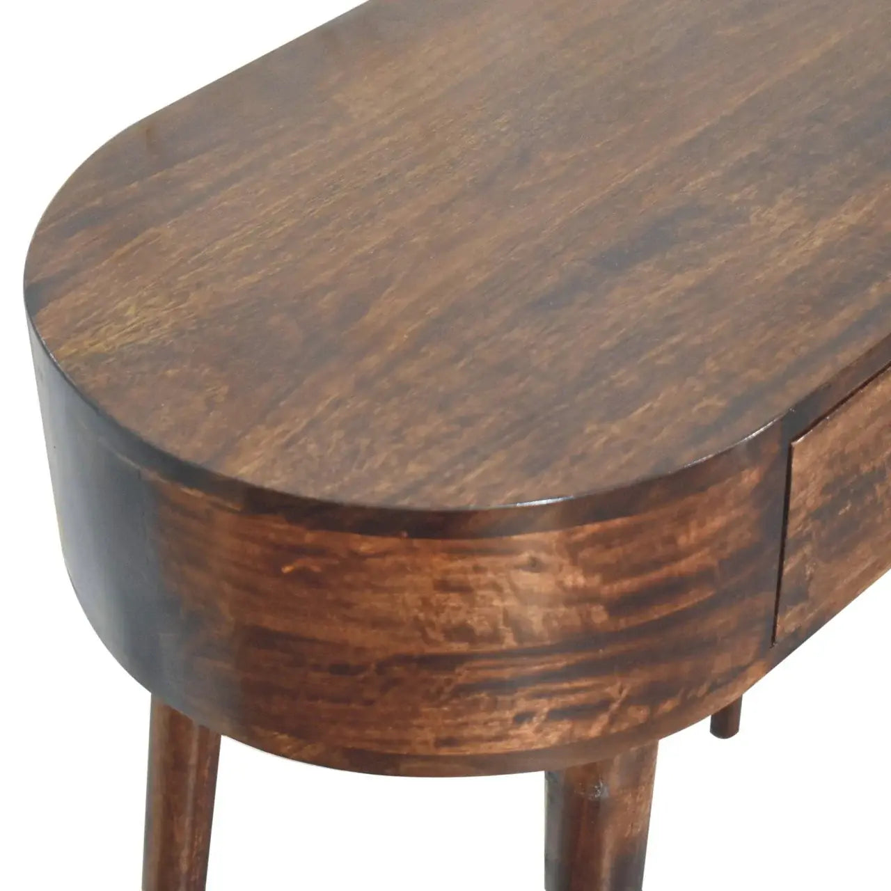 Artisan Furniture Honey Caramel Rounded Small Console Table - Artisan Furniture - Flyclothing LLC