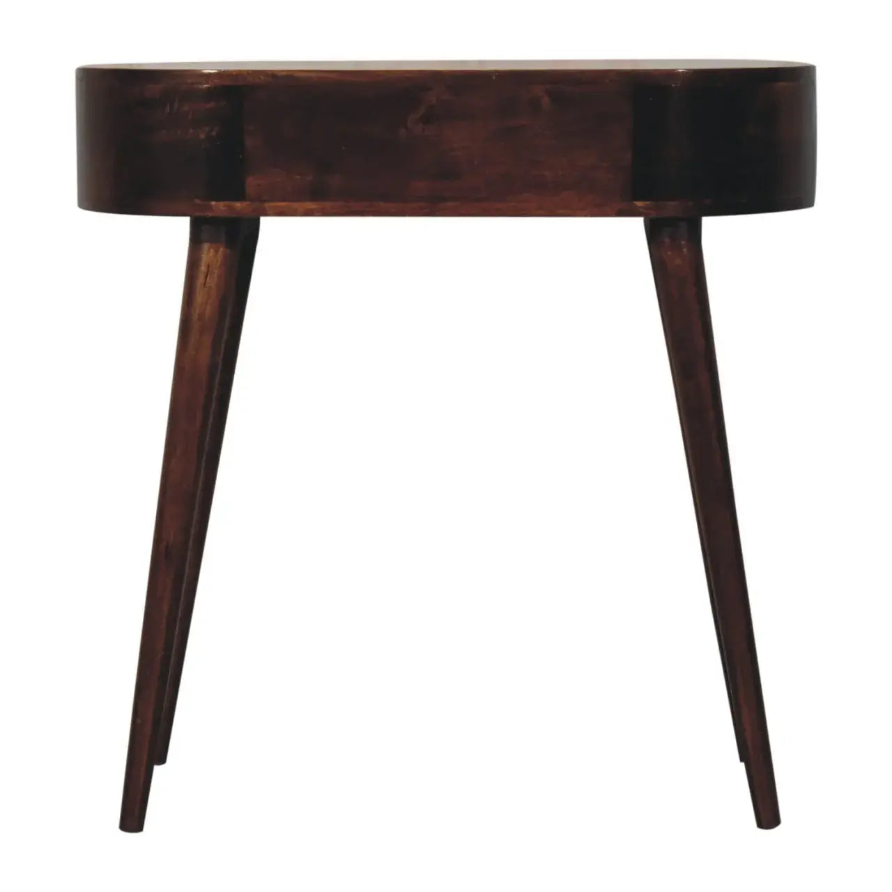 Artisan Furniture Honey Caramel Rounded Small Console Table - Artisan Furniture - Flyclothing LLC