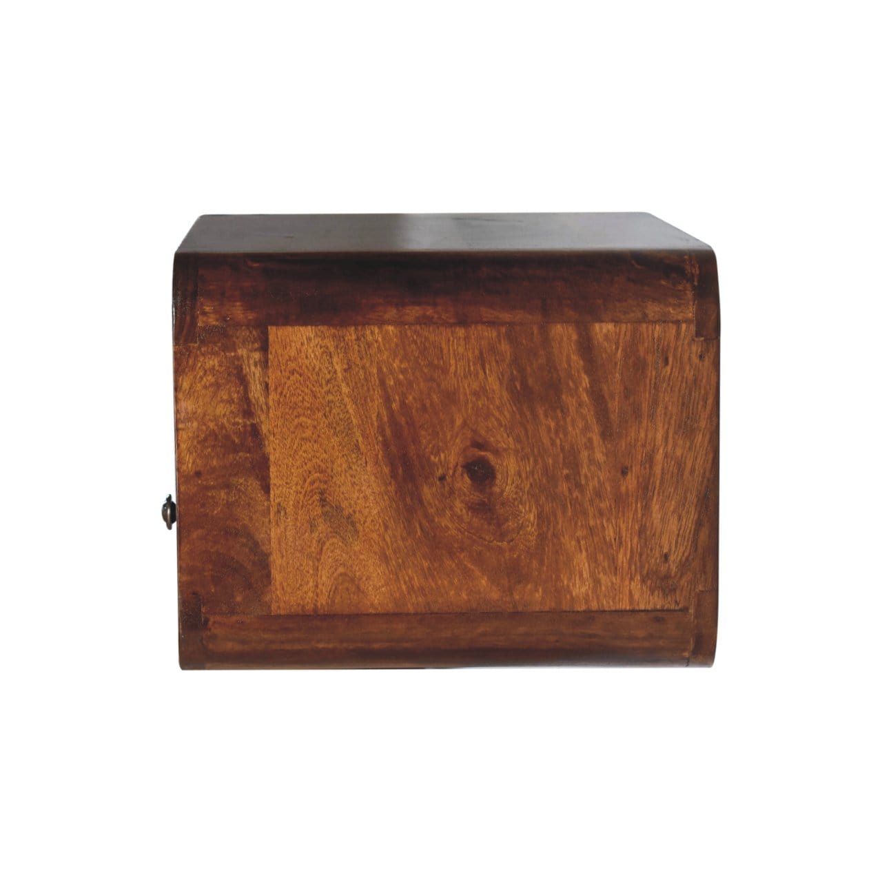 Artisan Large Chestnut Curve Upper Slot Floating Bedside - Artisan Furniture