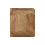 Artisan Extra Mini Wall Mounted Curved Oak-ish Bedside with Open Slot - Artisan Furniture - Flyclothing LLC