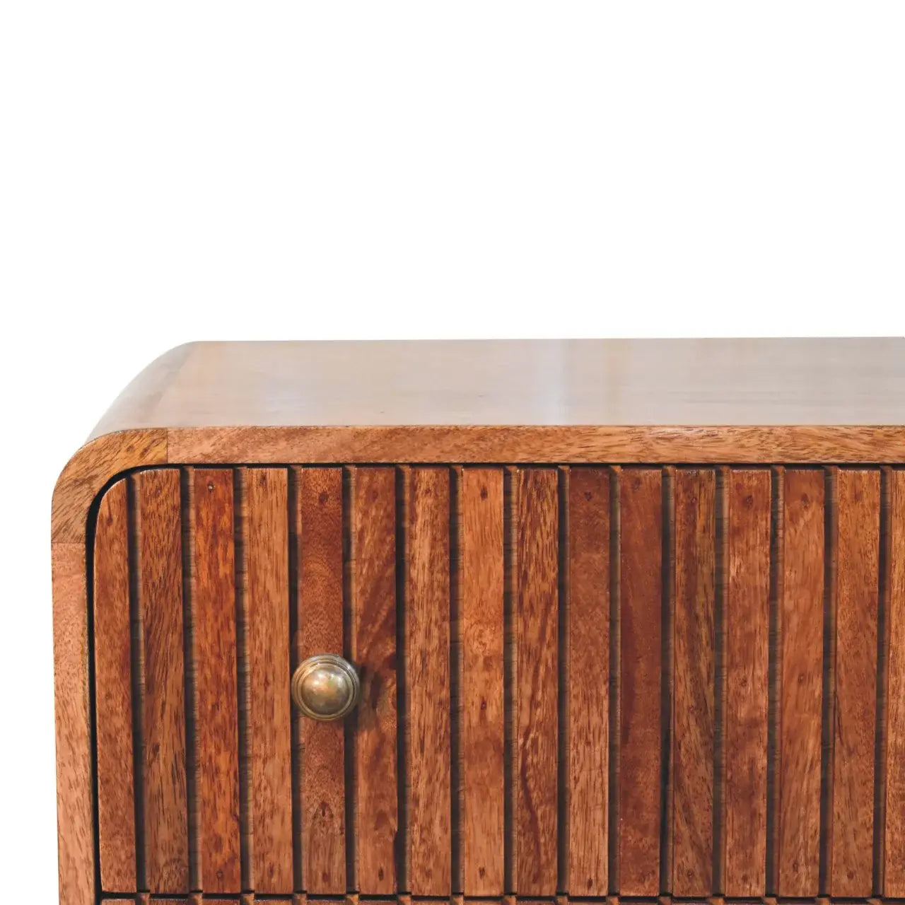 Honey Caramel T-bar Ridged Chest - Artisan Furniture - Flyclothing LLC