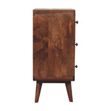 Honey Caramel T-bar Ridged Chest - Artisan Furniture - Flyclothing LLC