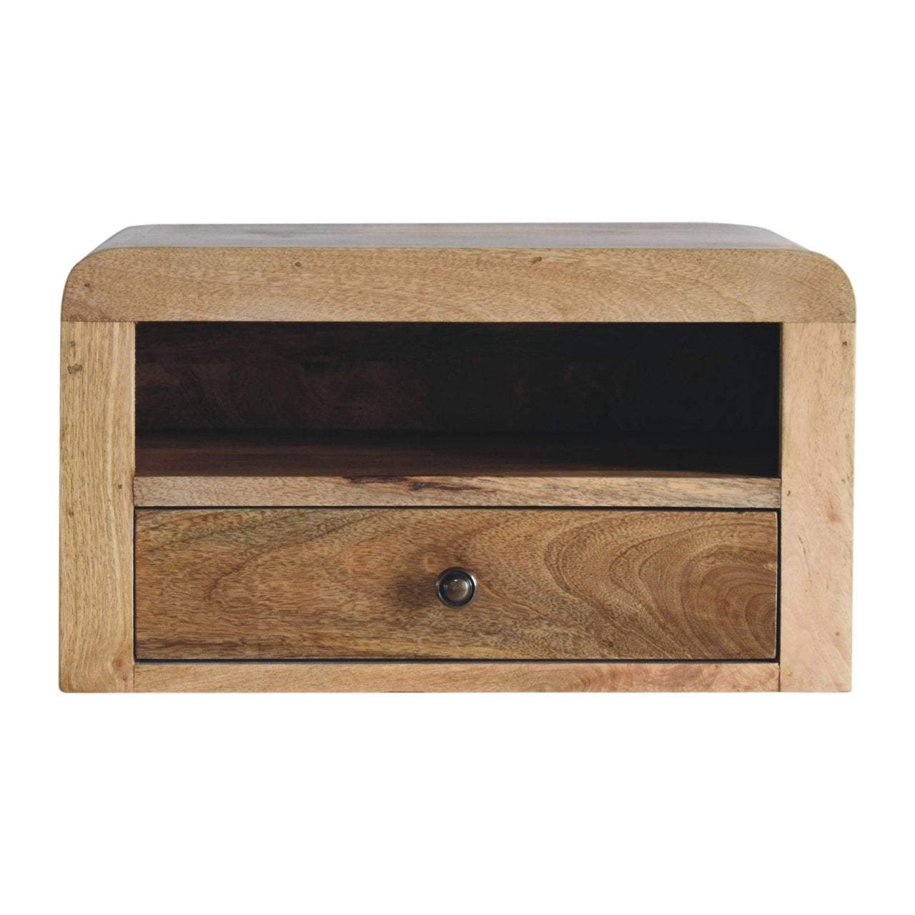 Artisan Chunky Oak-ish Floating Bedside - Artisan Furniture - Flyclothing LLC