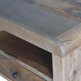 Artisan Chunky Oak-ish Floating Bedside - Artisan Furniture - Flyclothing LLC