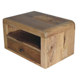 Artisan Chunky Oak-ish Floating Bedside - Artisan Furniture - Flyclothing LLC