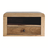 Artisan Chunky Oak-ish Floating Bedside - Artisan Furniture - Flyclothing LLC