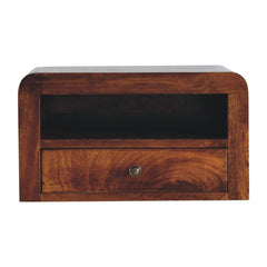 Artisan Chunky Chestnut Floating Bedside - Artisan Furniture