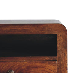 Artisan Chunky Chestnut Floating Bedside - Artisan Furniture