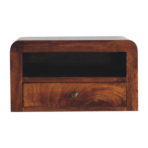 Artisan Chunky Chestnut Floating Bedside - Artisan Furniture - Flyclothing LLC
