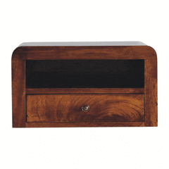 Artisan Chunky Chestnut Floating Bedside - Artisan Furniture