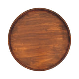 Crescent Chestnut Coffee Table - Artisan Furniture - Flyclothing LLC