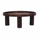 Crescent Chestnut Coffee Table - Artisan Furniture - Flyclothing LLC