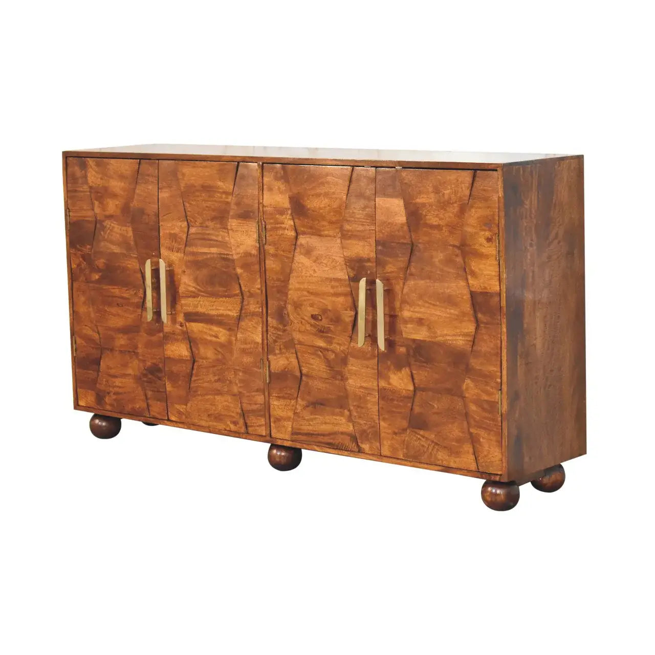 Wavecrest Chestnut Cabinet - Artisan Furniture - Flyclothing LLC
