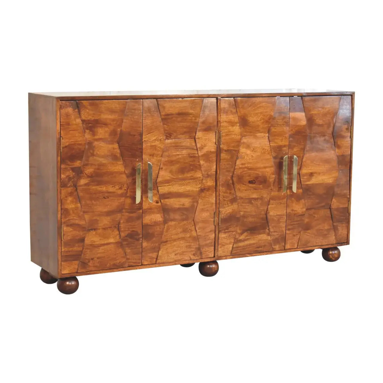Wavecrest Chestnut Cabinet - Artisan Furniture - Flyclothing LLC