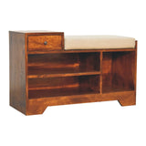 Retreat Chestnut Shoe Bench - Artisan Furniture - Flyclothing LLC