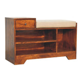 Retreat Chestnut Shoe Bench - Artisan Furniture