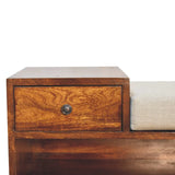 Retreat Chestnut Shoe Bench - Artisan Furniture - Flyclothing LLC