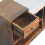 Retreat Chestnut Shoe Bench - Artisan Furniture - Flyclothing LLC