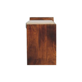 Retreat Chestnut Shoe Bench - Artisan Furniture - Flyclothing LLC