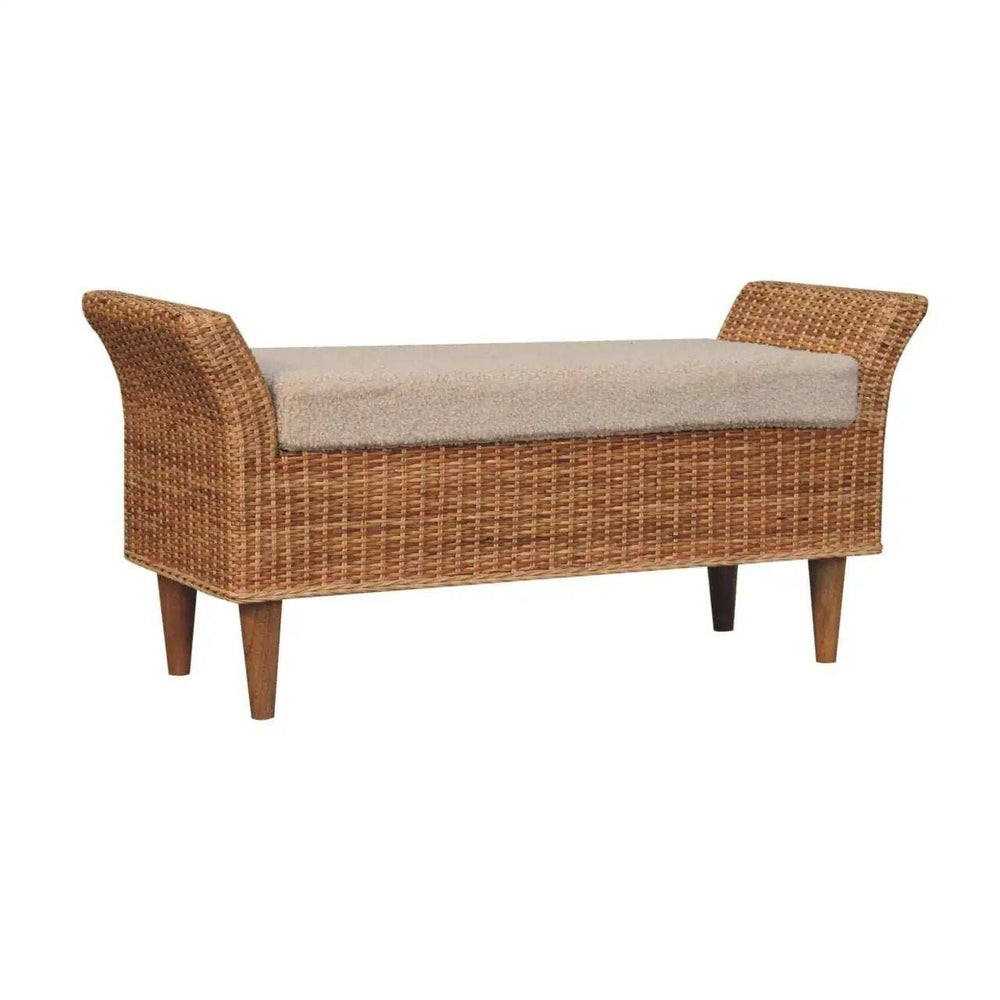 Riviera Woven Bench - Artisan Furniture - Flyclothing LLC