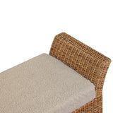Riviera Woven Bench - Artisan Furniture - Flyclothing LLC