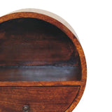 Artisan Furniture Floating Circle Chestnut Bedside - Artisan Furniture - Flyclothing LLC