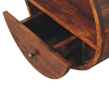 Artisan Furniture Floating Circle Chestnut Bedside - Artisan Furniture - Flyclothing LLC
