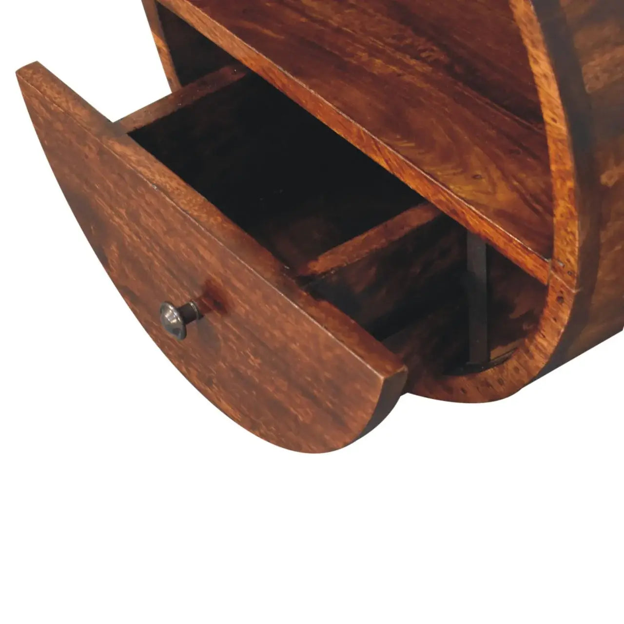 Artisan Furniture Floating Circle Chestnut Bedside - Artisan Furniture - Flyclothing LLC