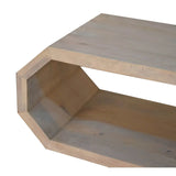 Hexagonal Marble Coffee Table - Artisan Furniture - Flyclothing LLC