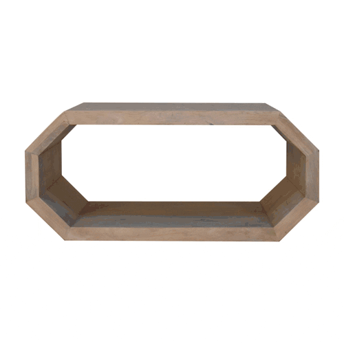 Hexagonal Marble Coffee Table - Artisan Furniture - Flyclothing LLC