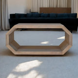 Hexagonal Marble Coffee Table - Artisan Furniture - Flyclothing LLC
