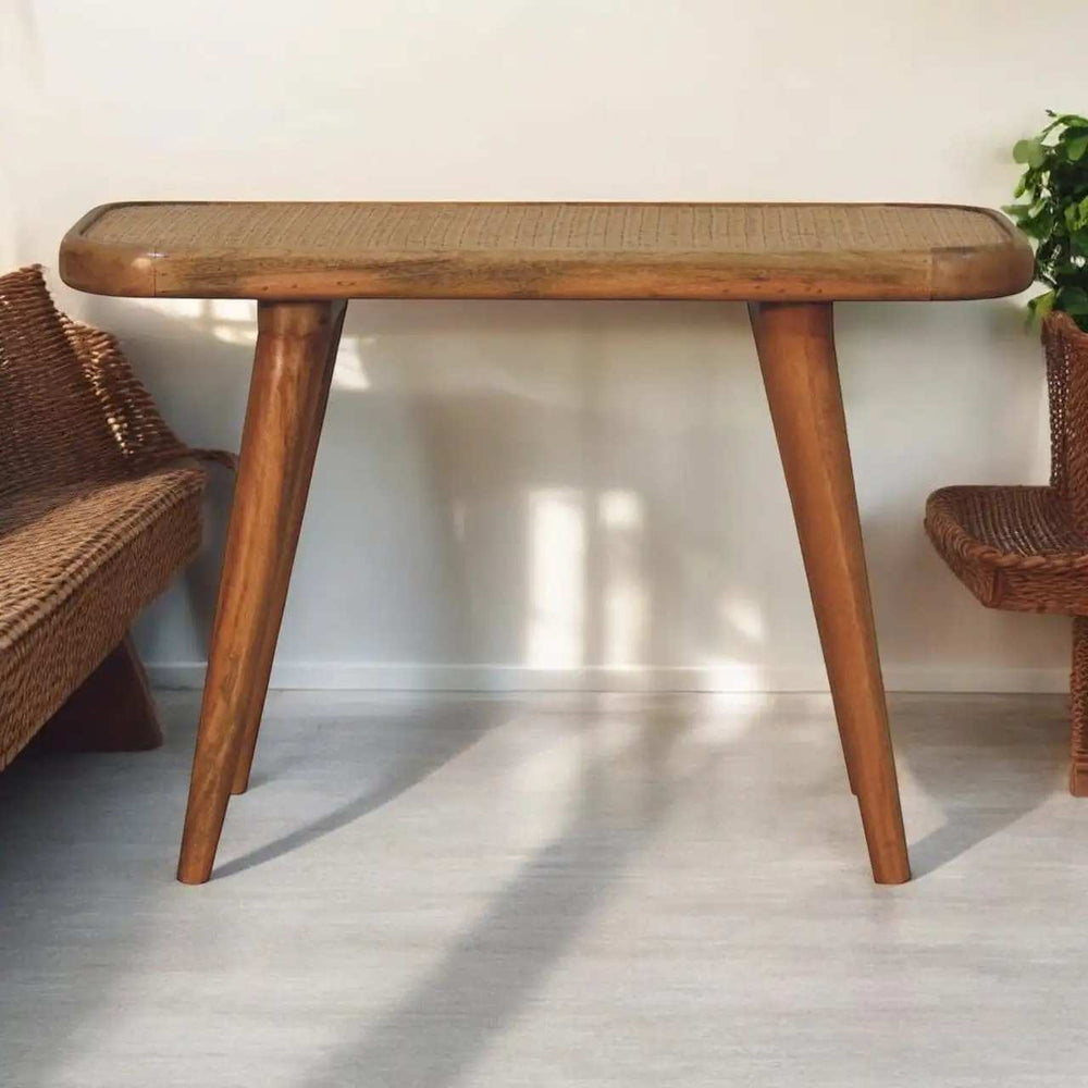 Larissa Rattan Bench - Artisan Furniture - Flyclothing LLC