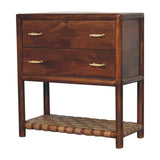 Artisan Furniture Regency Woven 2-Drawer Nightstand - Artisan Furniture - Flyclothing LLC