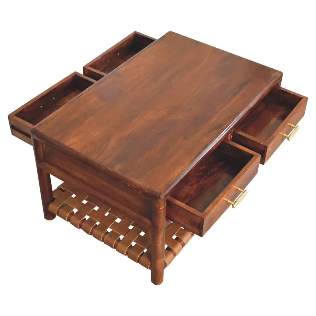 Artisan Furniture Regency Woven Console Table with 2 drawers - Artisan Furniture - Flyclothing LLC