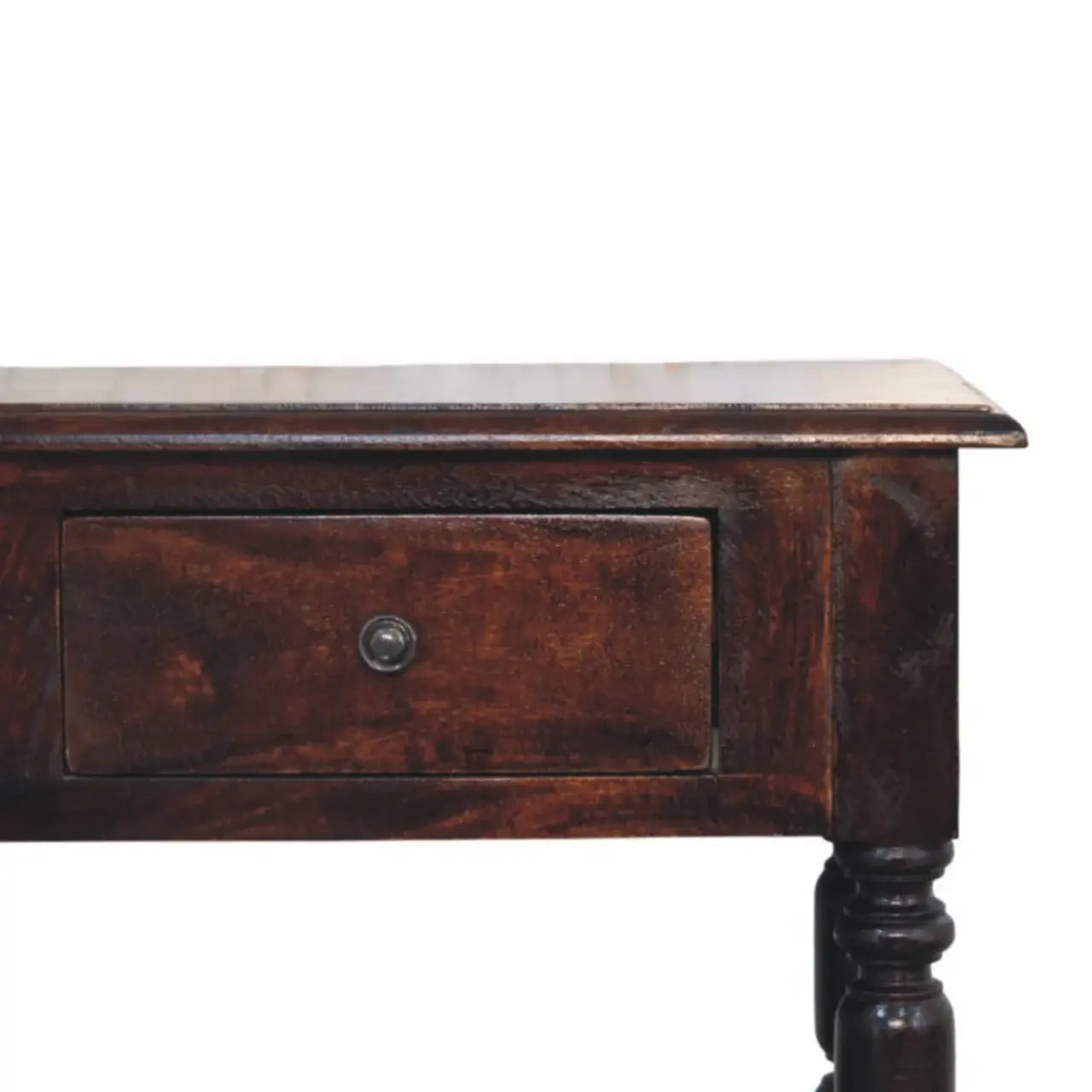 Artisan Furniture Turned legs Cherry Side Table - Artisan Furniture - Flyclothing LLC