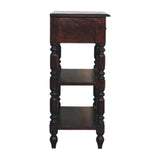 Artisan Furniture Turned legs Cherry Side Table - Artisan Furniture - Flyclothing LLC